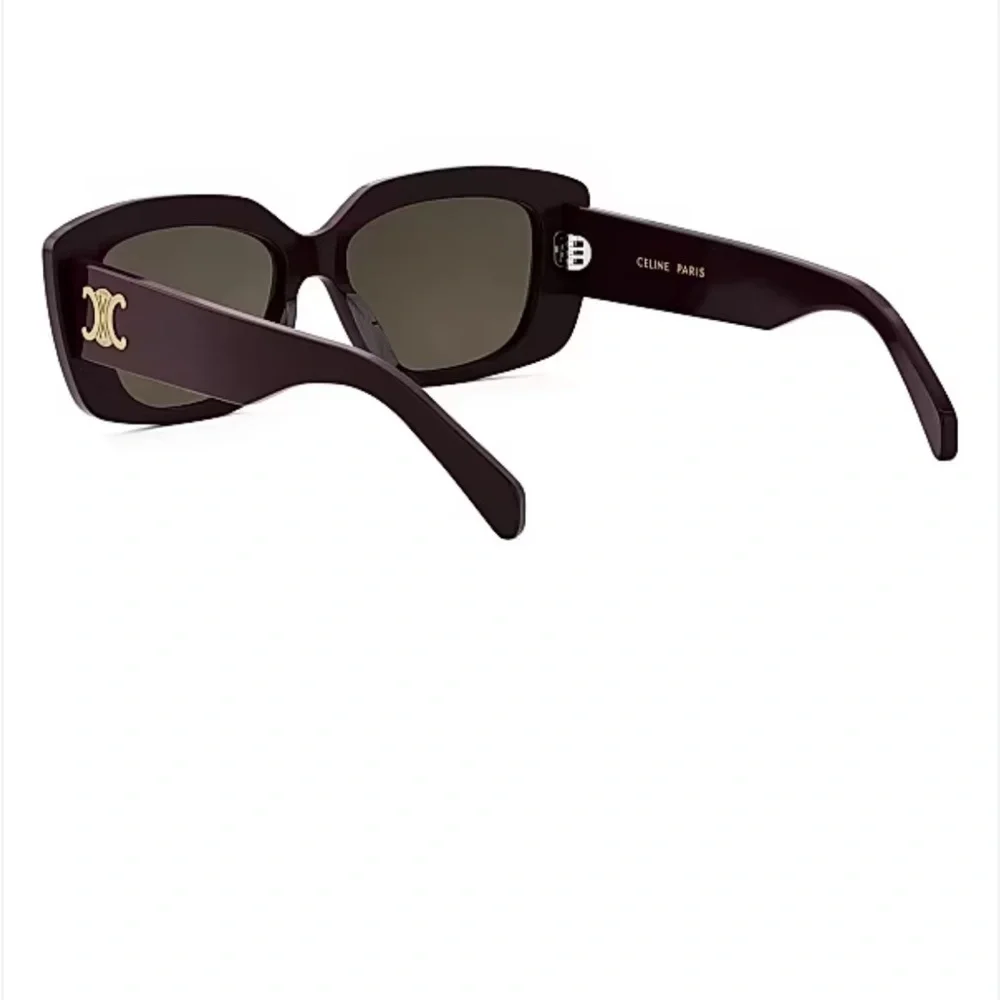 Celine Triomphe Acetate Butterfly Bordeux Women's Sunglasses with Logo
